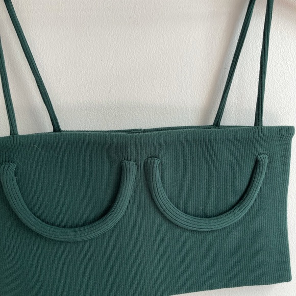 Orseund Iris Forest Green Tube Tank - Picture 3 of 5